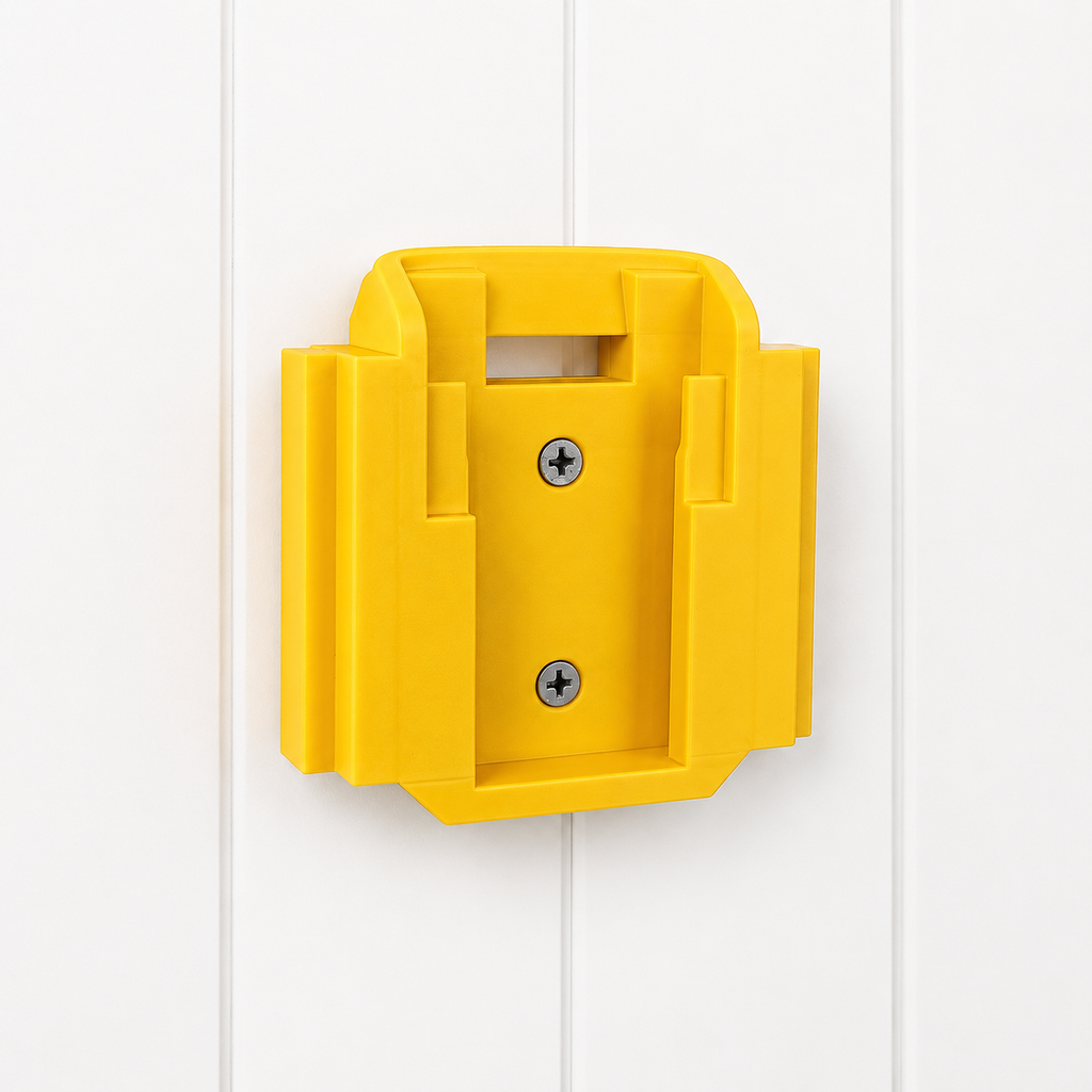 DeWalt (suited) 18V Battery Wall Holder | Modular Daisy Chain Battery Mount