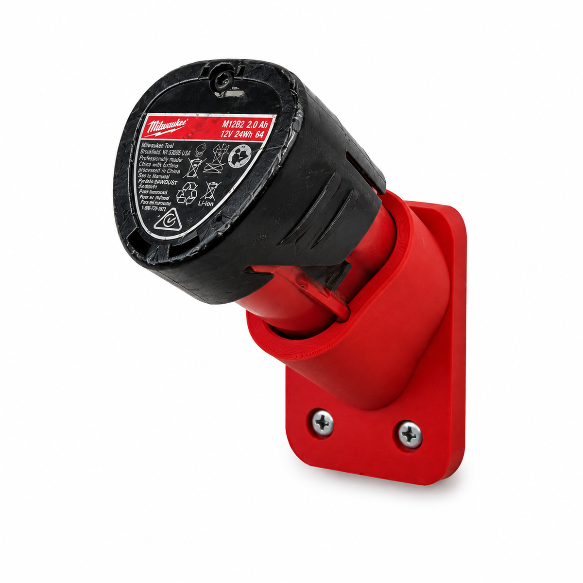 Milwaukee (suited) 12V Battery Holder