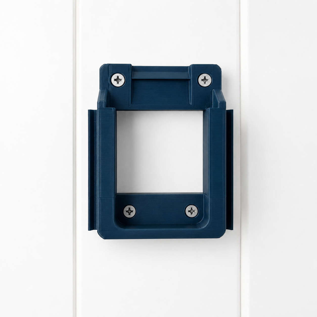 Makita plastic battery bracket on a white background