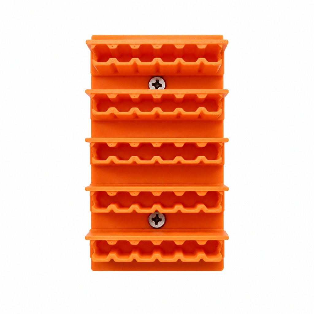 wall mounted orange bit holder